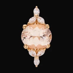 Gatsby Gala Ring 18kt Rose goud Morganiet AP S 014